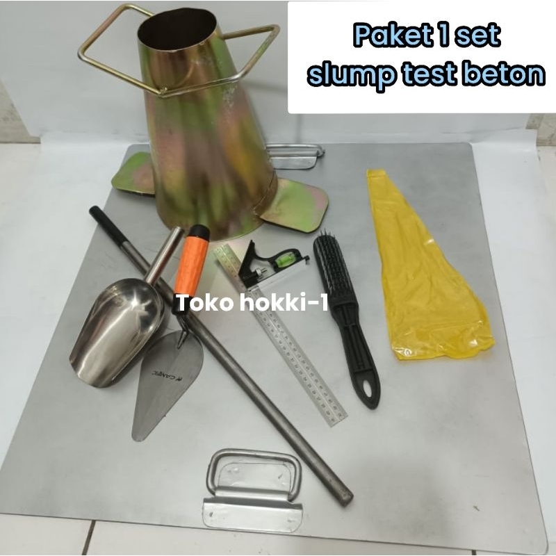 Slump test beton kwalitas terbaik