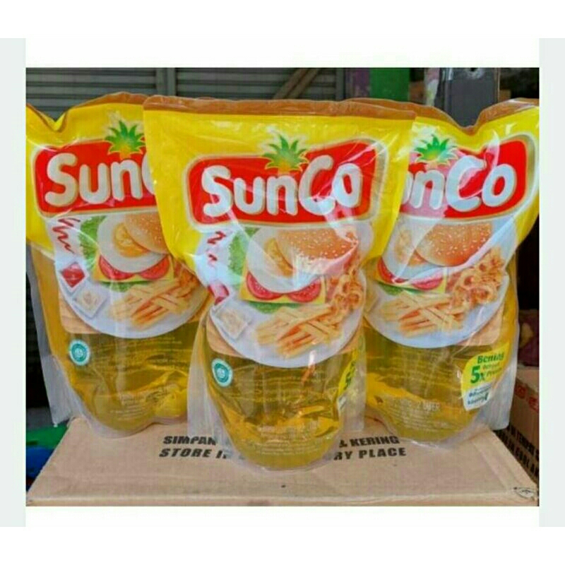 

Minyak goreng Sunco 2lt