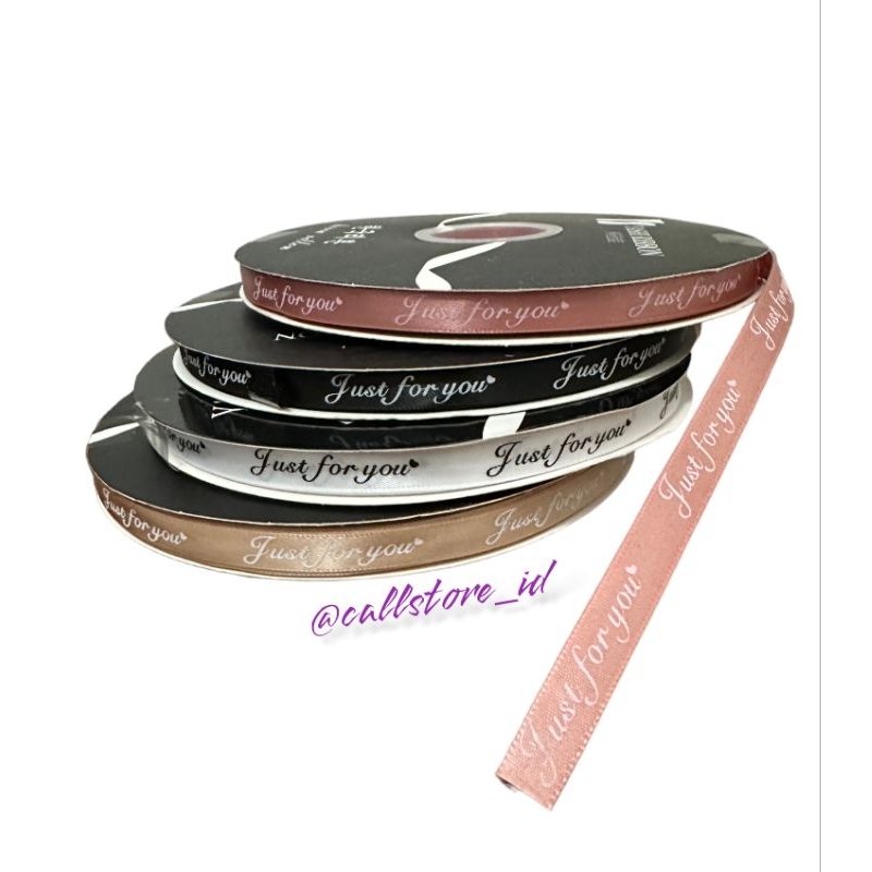 

PITA SATIN JUST FOR YOU PER ROLL UKURAN 1CM