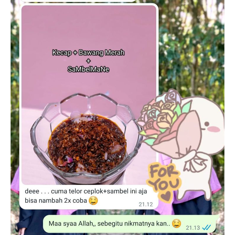

BON CABE / SAMBELE MANE / SAMBAL TABUR PEDAS