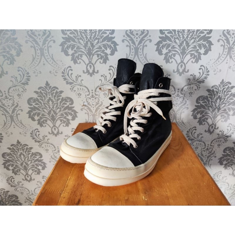 Sneakers Rick Owens Drkshdw High size 40 Made in Italy Zipper Raccagni Italy ( Authentic)