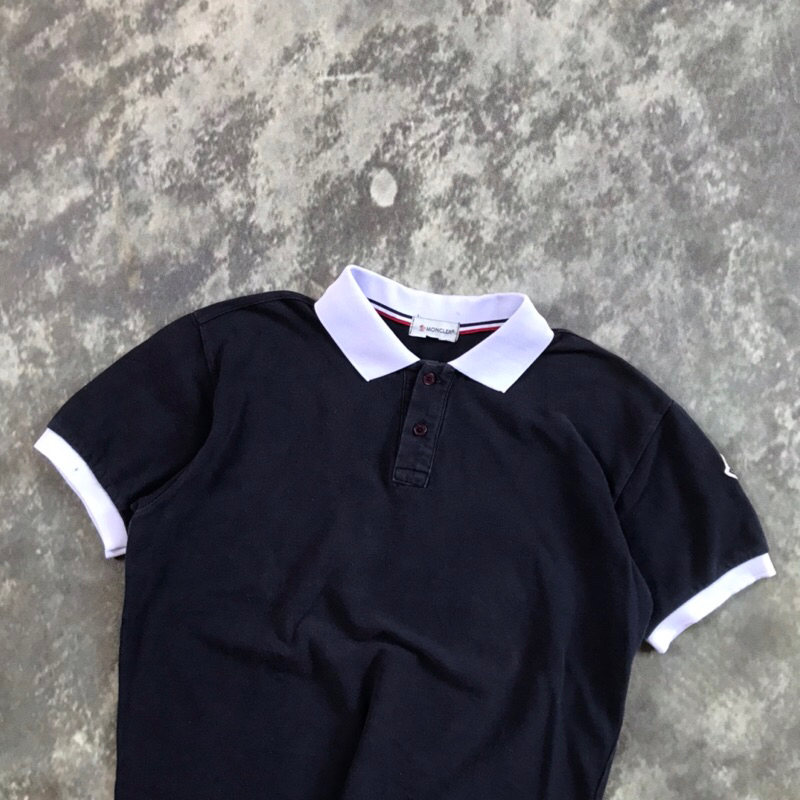 Polo Shirt Moncler Italy (Black) Original Second