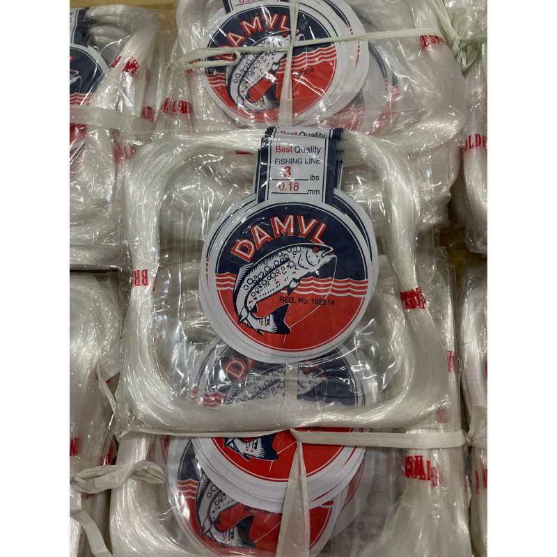 senar damyl warna putih 2lb/3lb/4lb/6lb/8lb