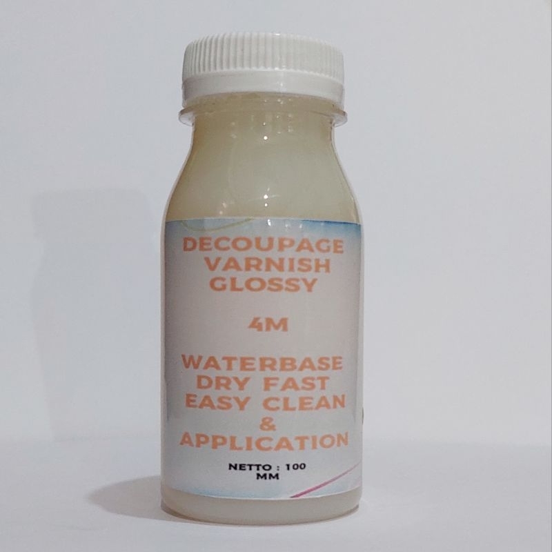 varnish decaupage anti UV 100 ml Clear/glossy