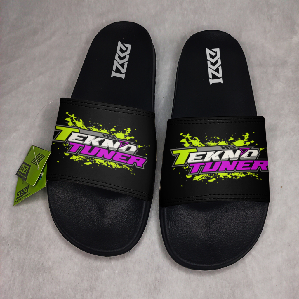 Sandal TEKNO TUNER Selop Slide Dewasa Sendal Racing
