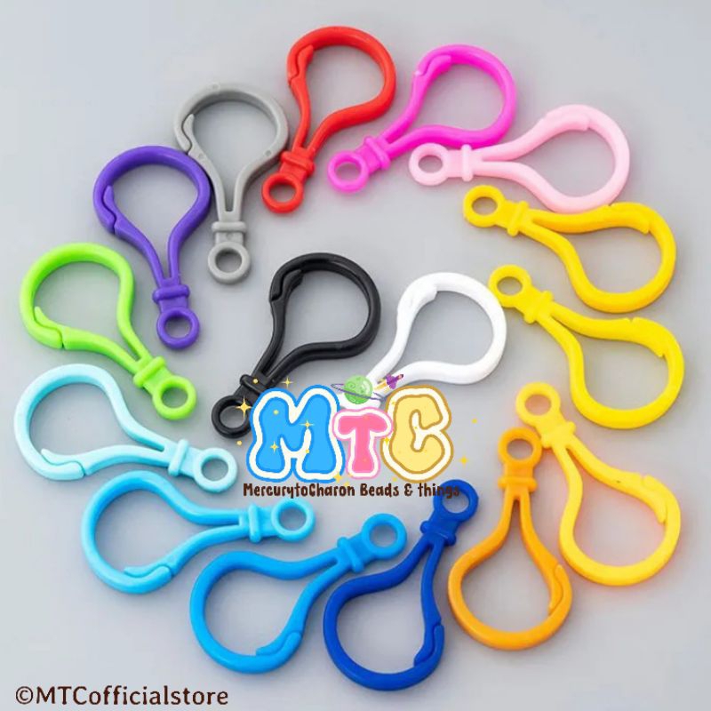 10 pcs Gantungan Bohlam Plastic KeyChain cantolan kunci plastik