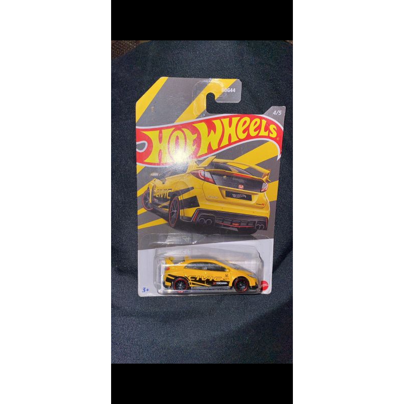 Hotwheels Honda Civic Type R Kuning Card Jelek