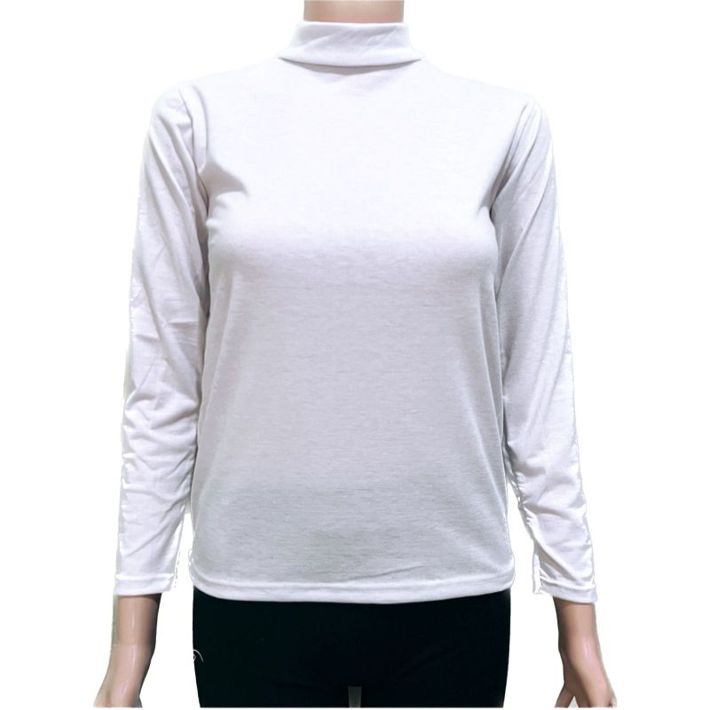 ￼Manset Kaos Kerah Tinggi / Inner / Manset Baju High Neck / Manset Hitam / Manset Putih