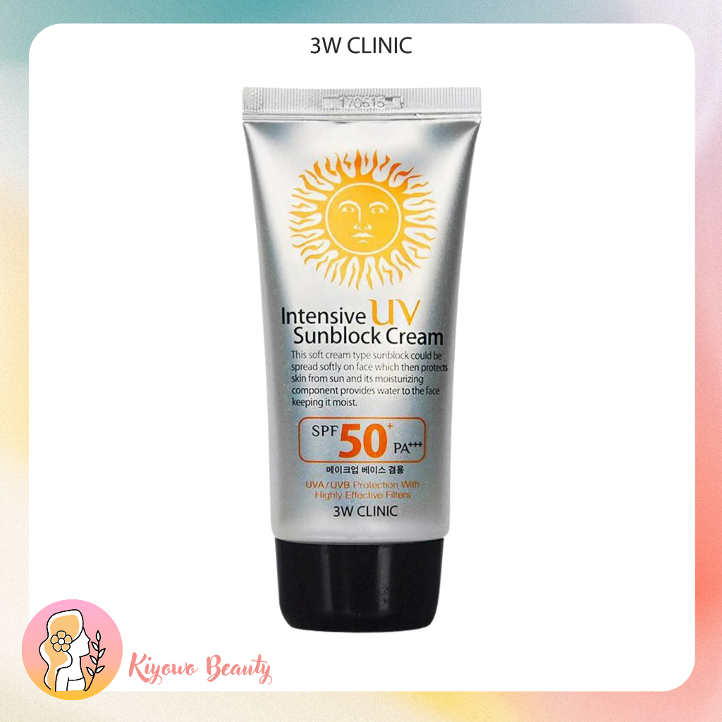3W Clinic Intensive UV Sunblock Cream Sunscreen