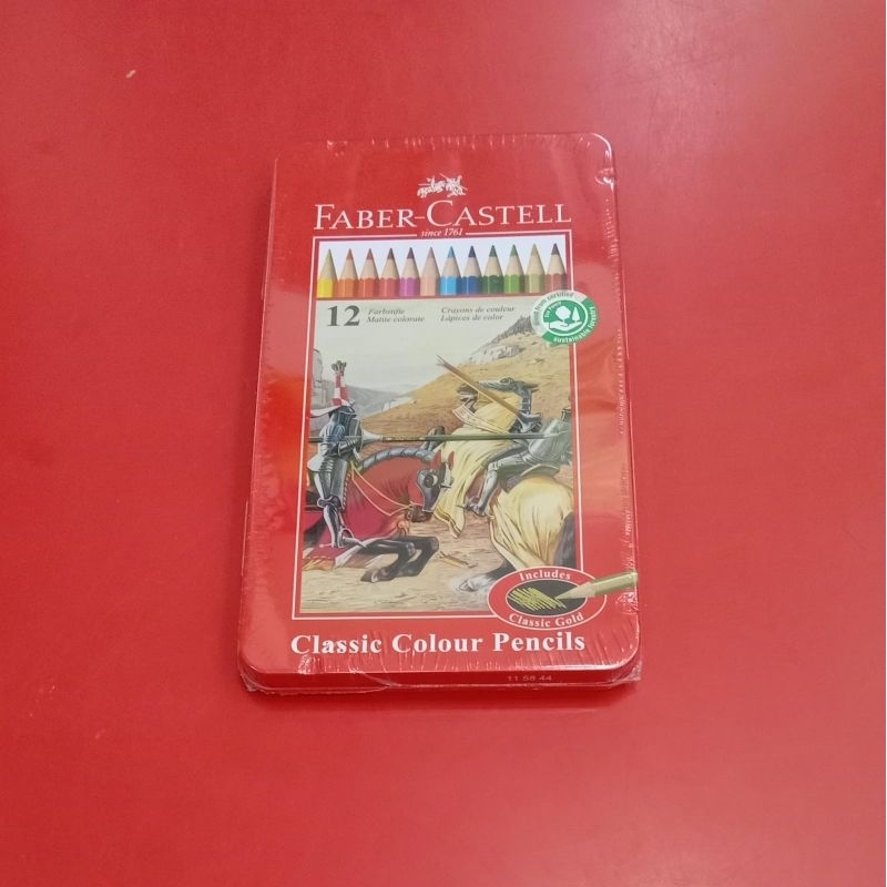 

Pensil Warna Kemasan Kaleng Faber-Castell Classic Colour Pencil 12L dan 24L Tin Case