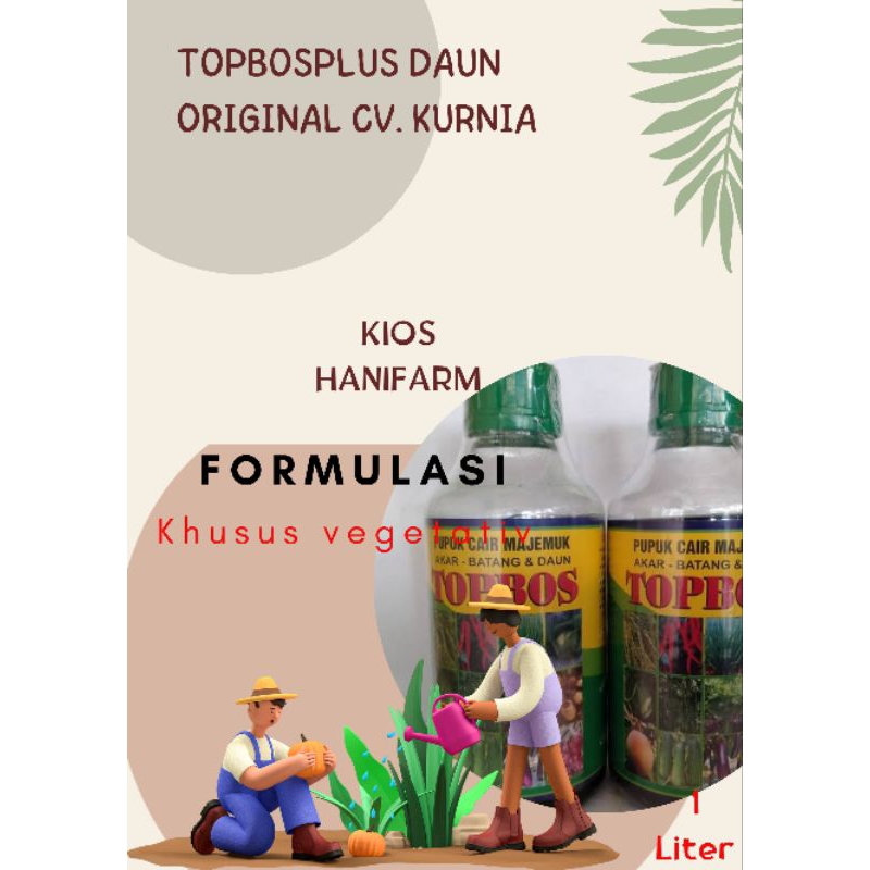 Pupuk Cair Majemuk TOPBOS  Vegetativ 1LITER