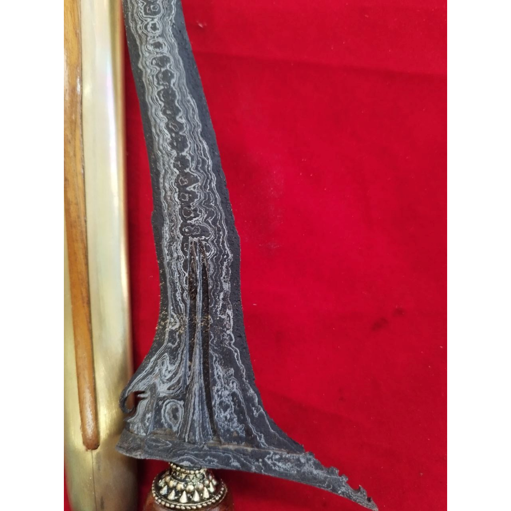 Keris Luk 3 Jangkung Pudak Sategal pamor Uler Lulut