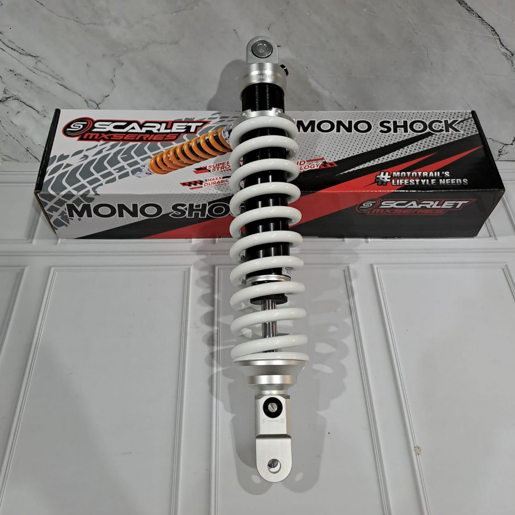 Monoshock scarlet racing klx 150 / dtracker crf 150 shockbreaker belakang crf 150 klx 150 scarlet mo
