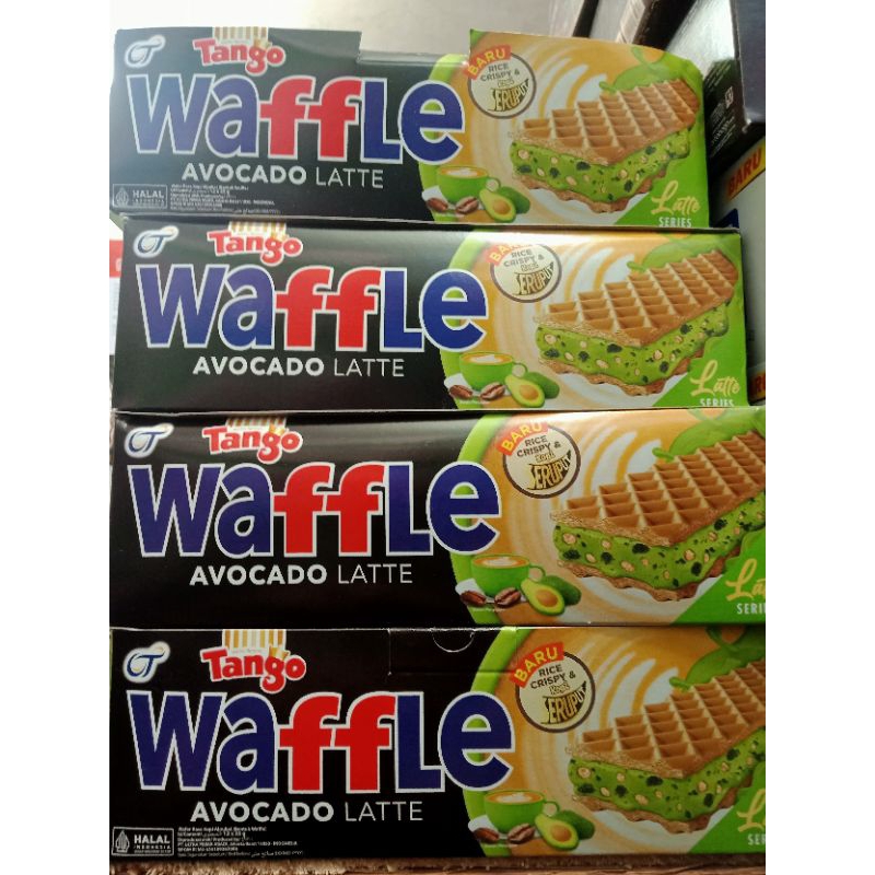 

Tango Waffle Wafer Rasa Avocado Latte 12pcs