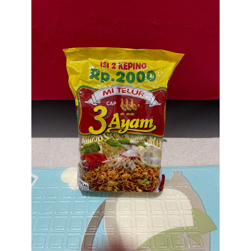 

mi telur cap 3 ayam