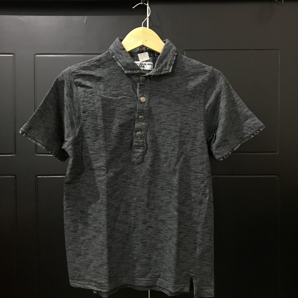 kaos kerah power to the people abu S