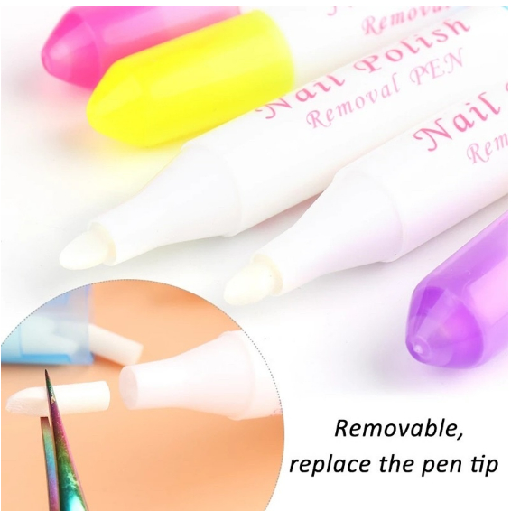 Nail gel polish remover pen removal