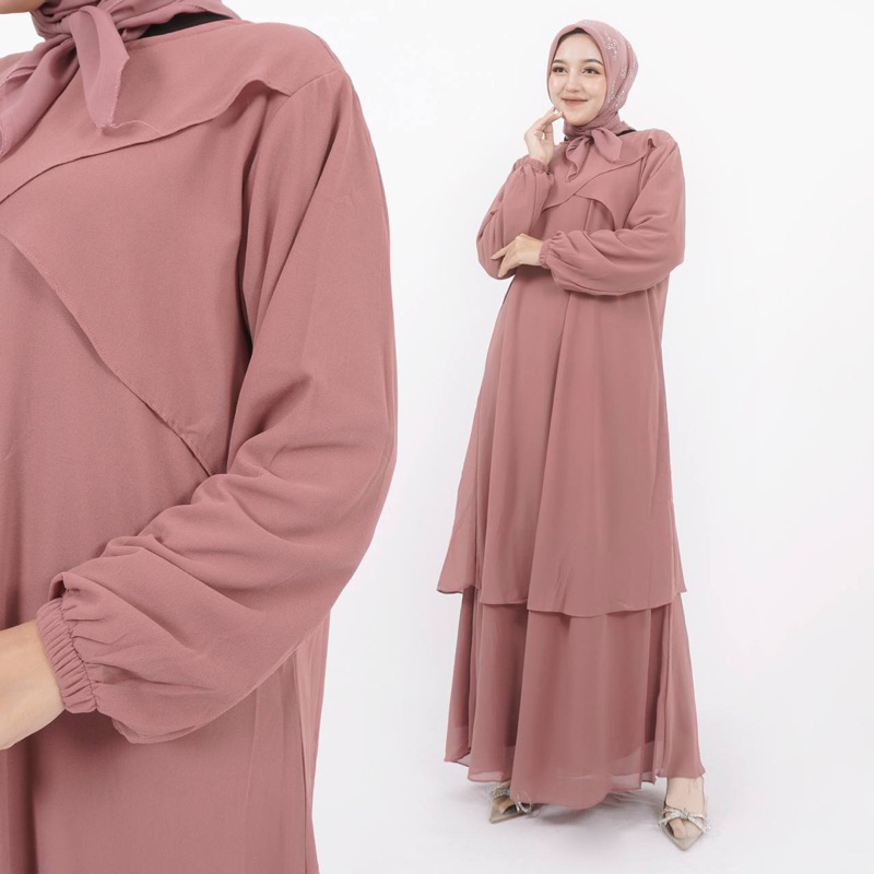 GAMIS MALAYSIA CERUTY POLOS TERBARU - GAMIS POLOS - GAMIS CERUTY