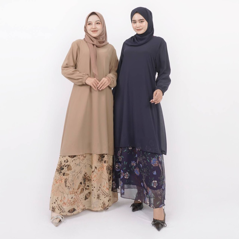 GAMIS KOMBINASI - GAMIS MALAY KOMBINASI