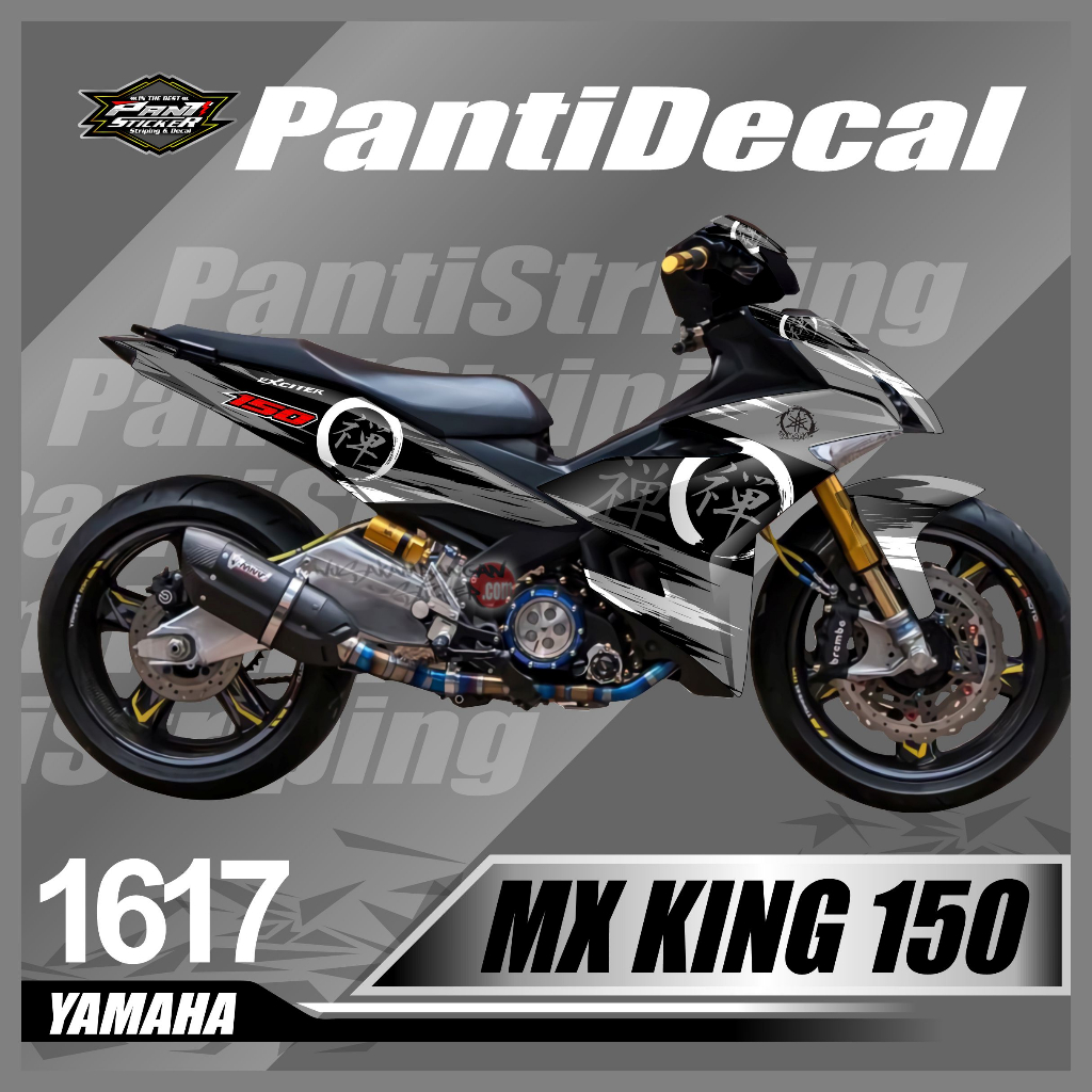Stiker Decal Mx king 150 full Body Desain Kanji Jepang Stiker Montor Mx king