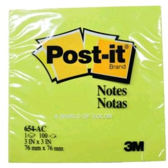 

Post It 3M 654 / Notes 654 Yellow