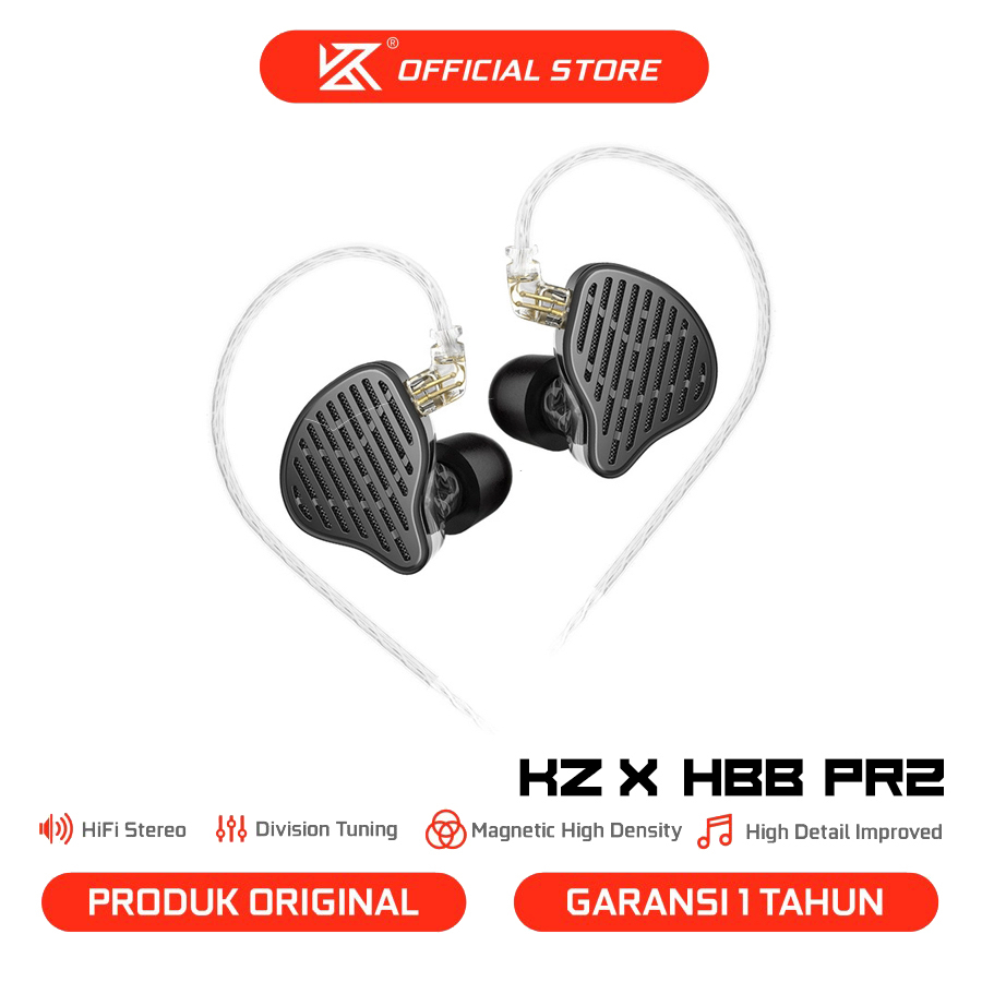 [KZ Official Store] KZ x HBB PR2 with Mic In Ear Earphone Planar