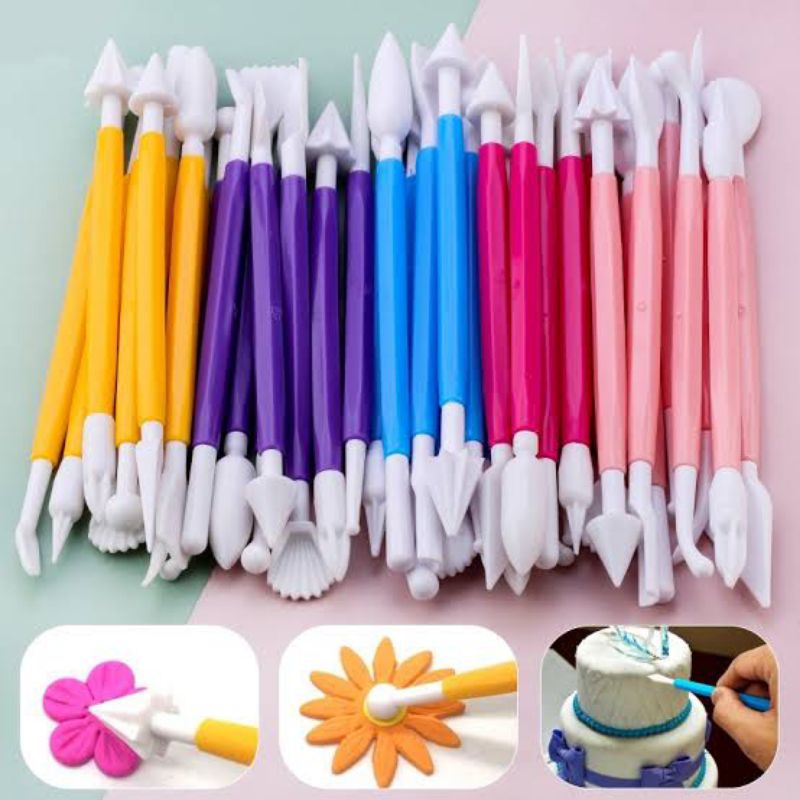 

PLASTIC CLAY KNIVES FONDANT CAKE TOOL SET PISAU PLASTIK UKIR TANAH LIAT