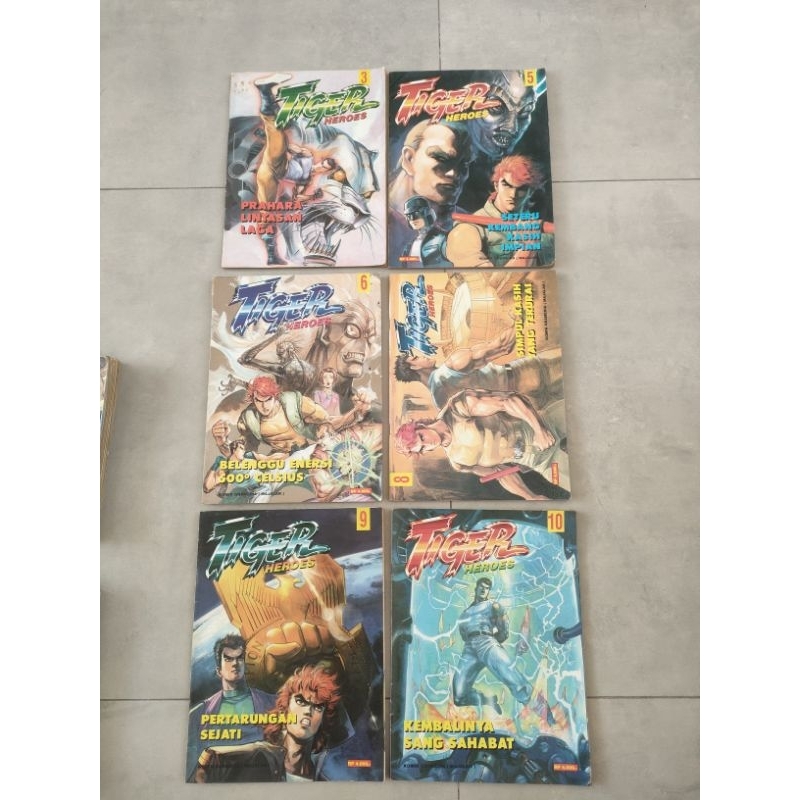 Komik Majalah Tiger Heroes Tony Wong