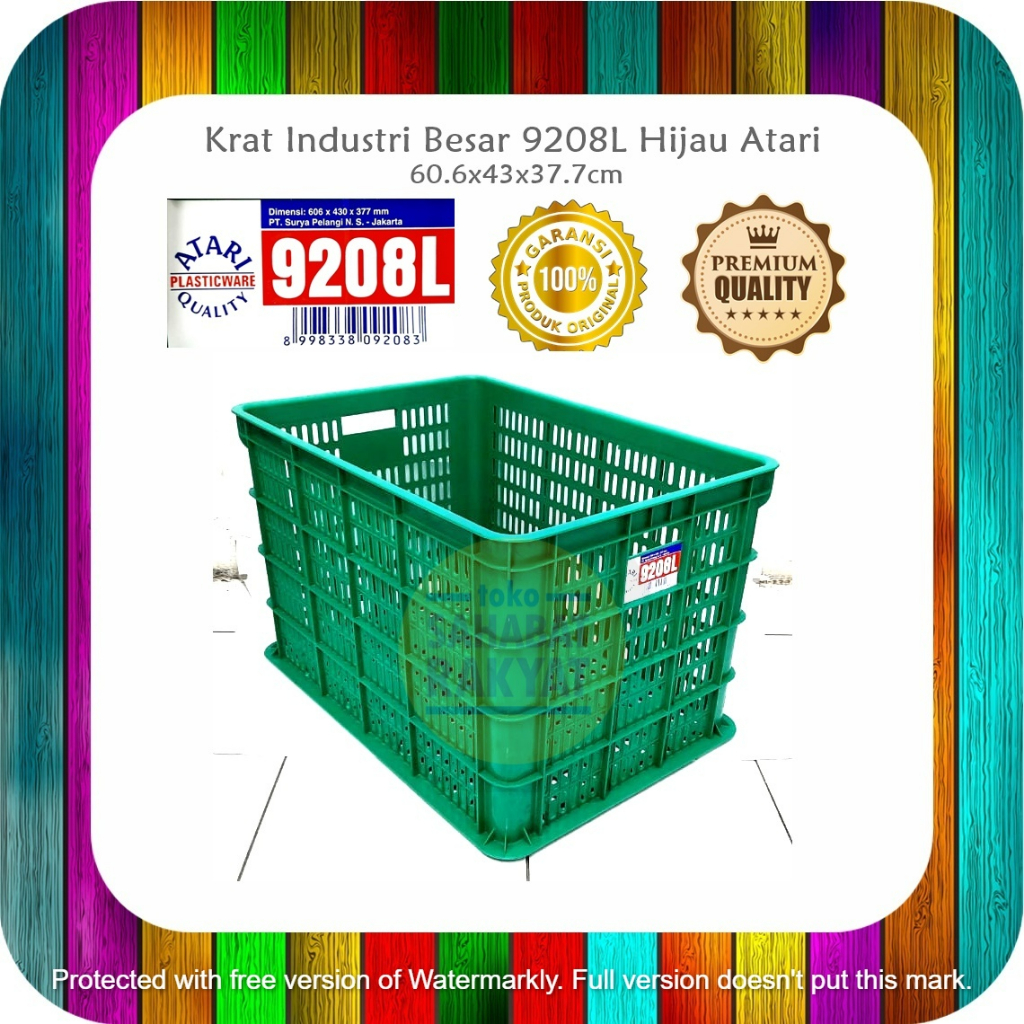 Krat Industri/Keranjang Penyimpanan/Krat Piring JUMBO