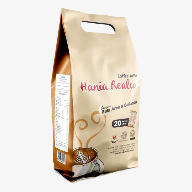 

KOPI HANIA REALCO LATTE ISI 20 HNI HPAI