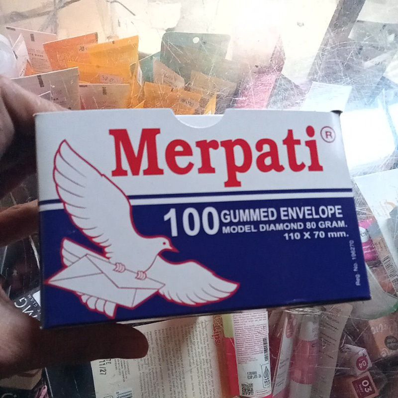 

Merpati 100 Gummed Anvelope 110 × 70 mm 80gr