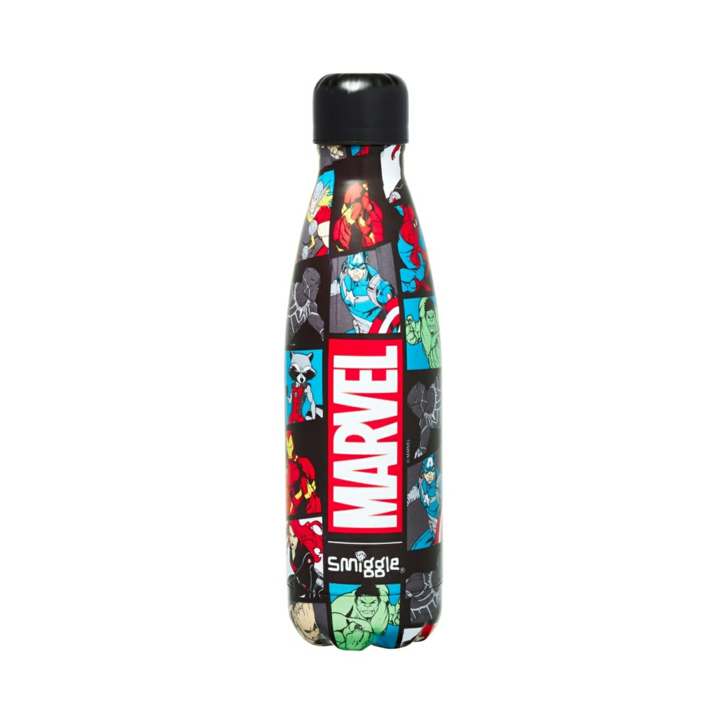 SMIGGLE BOTTLE STAINLESS MARVEL - TERMOS SMIGGLE