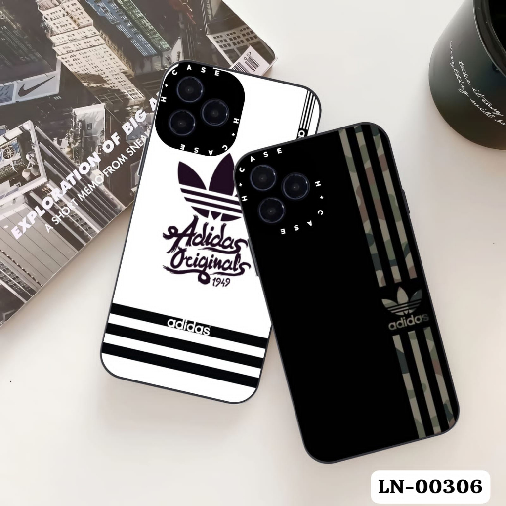 Softcase Adidas Oppo A16k, A54 4G, F9/ A5s/ A7/ A12