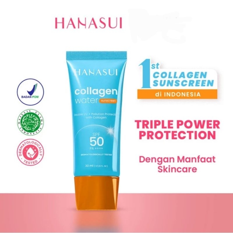 Hanasui Collagen Water Sunscreen SPF 50 PA++++ | Hanasui Sunscreen SPF 50