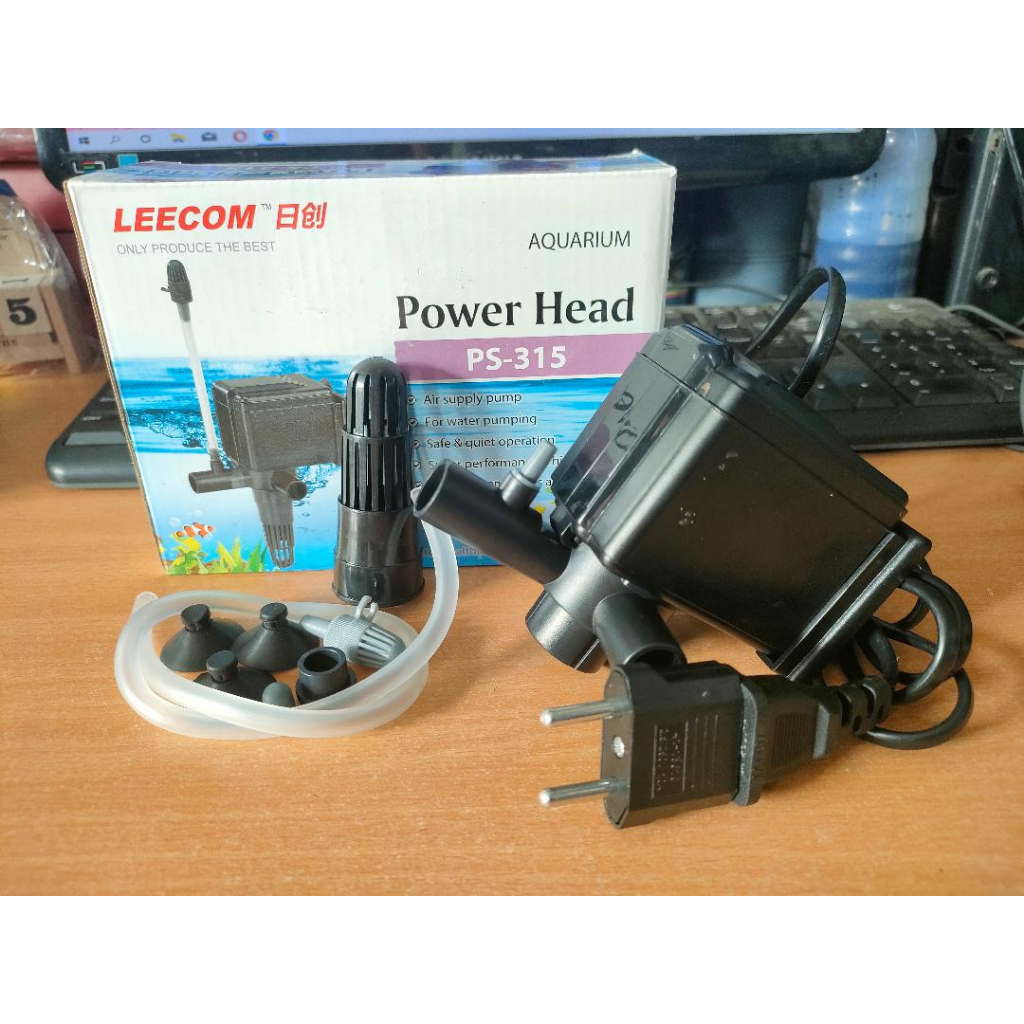 Pompa Celup Aquarium Power Head Premium 11 wat Leecom ps 315