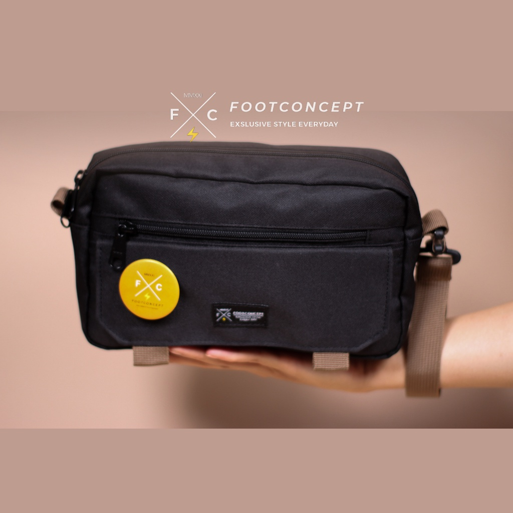 Tas Selempang Pria Wanita Tas Bahu Pouch Simple Multifungsi Modern - FOOTCONCEPT