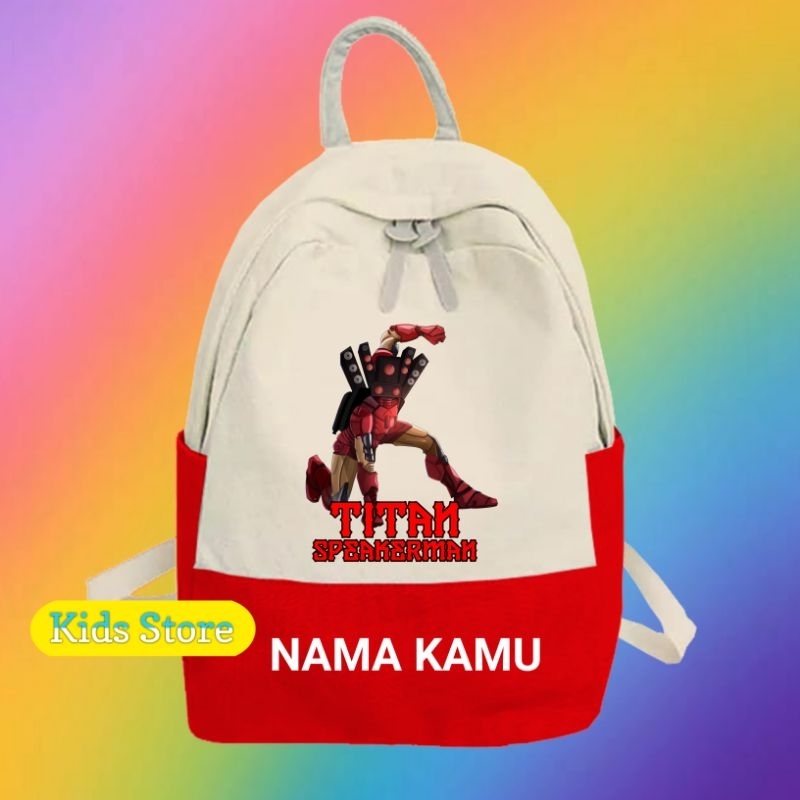 Kidsstore - Tas Anak Ransel Anak Titan Speakerman Backpack Titan Speakerman