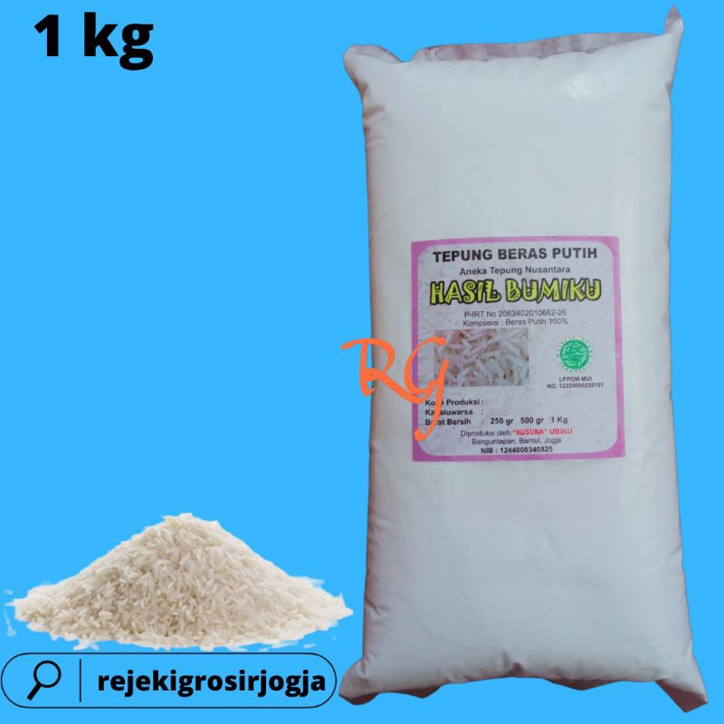 

Tepung Beras Putih Organik kemasan 1 kg