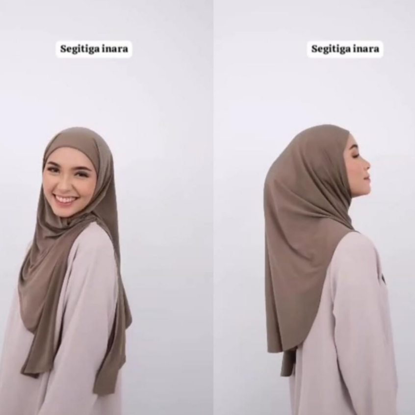Hijab Instan Segitiga Jersey Inara / Hijab Segitiga Instan / Hijab Instan Segitiga Jersey / Hijab In