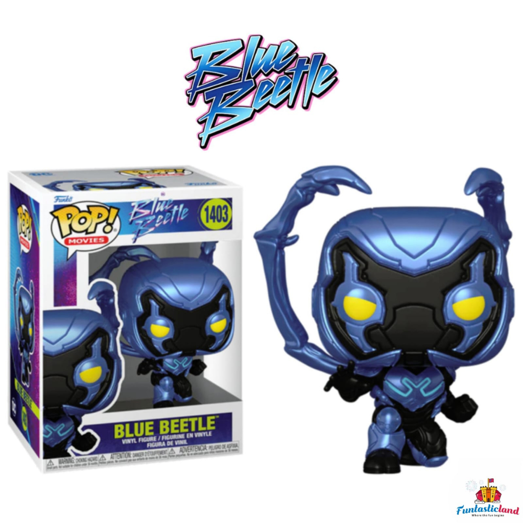 Original Funko POP Movies Blue Beetle (2023) - Blue Beetle #1403