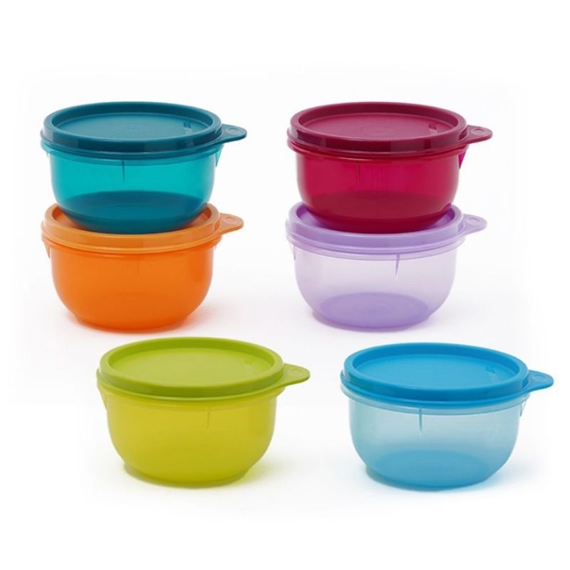Summer cup tupperware isi 6 / bowl kecil tupperware promo agustus
