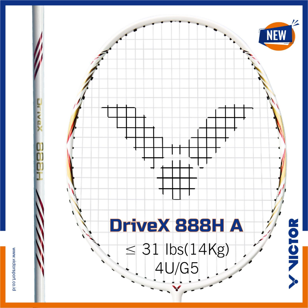 Raket Badminton Victor Drive X 888 H / DX888H / DX-888 H / DX 888 H
