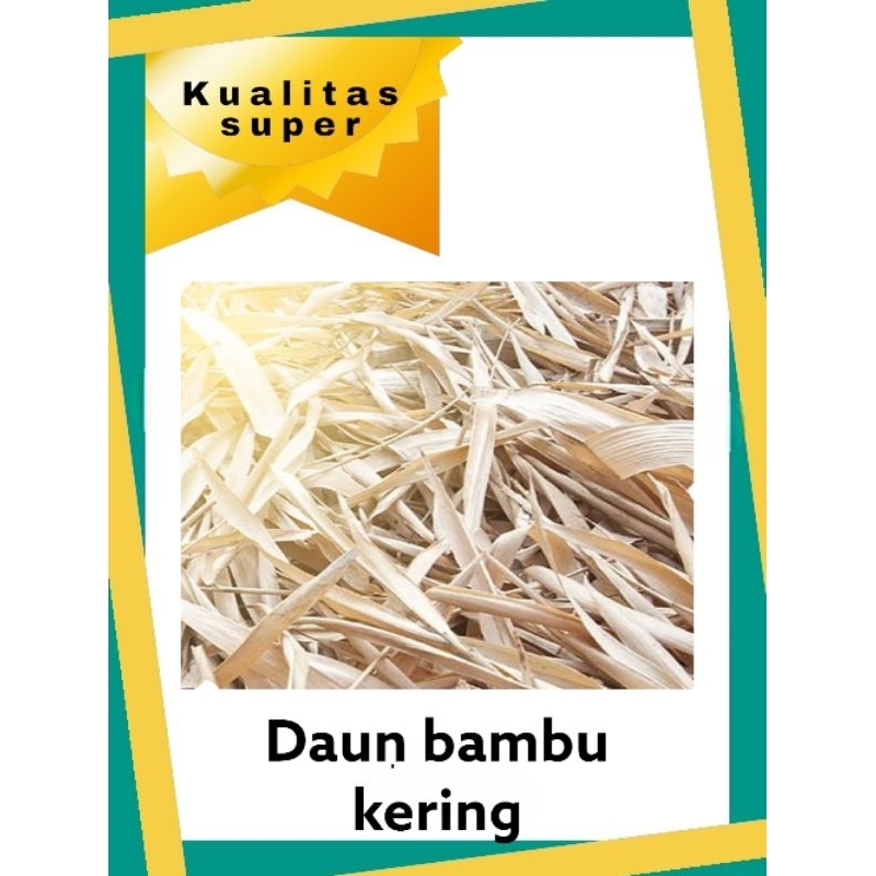 daun bambu kering untuk kompos penyala api serbaguna pupuk daun kering