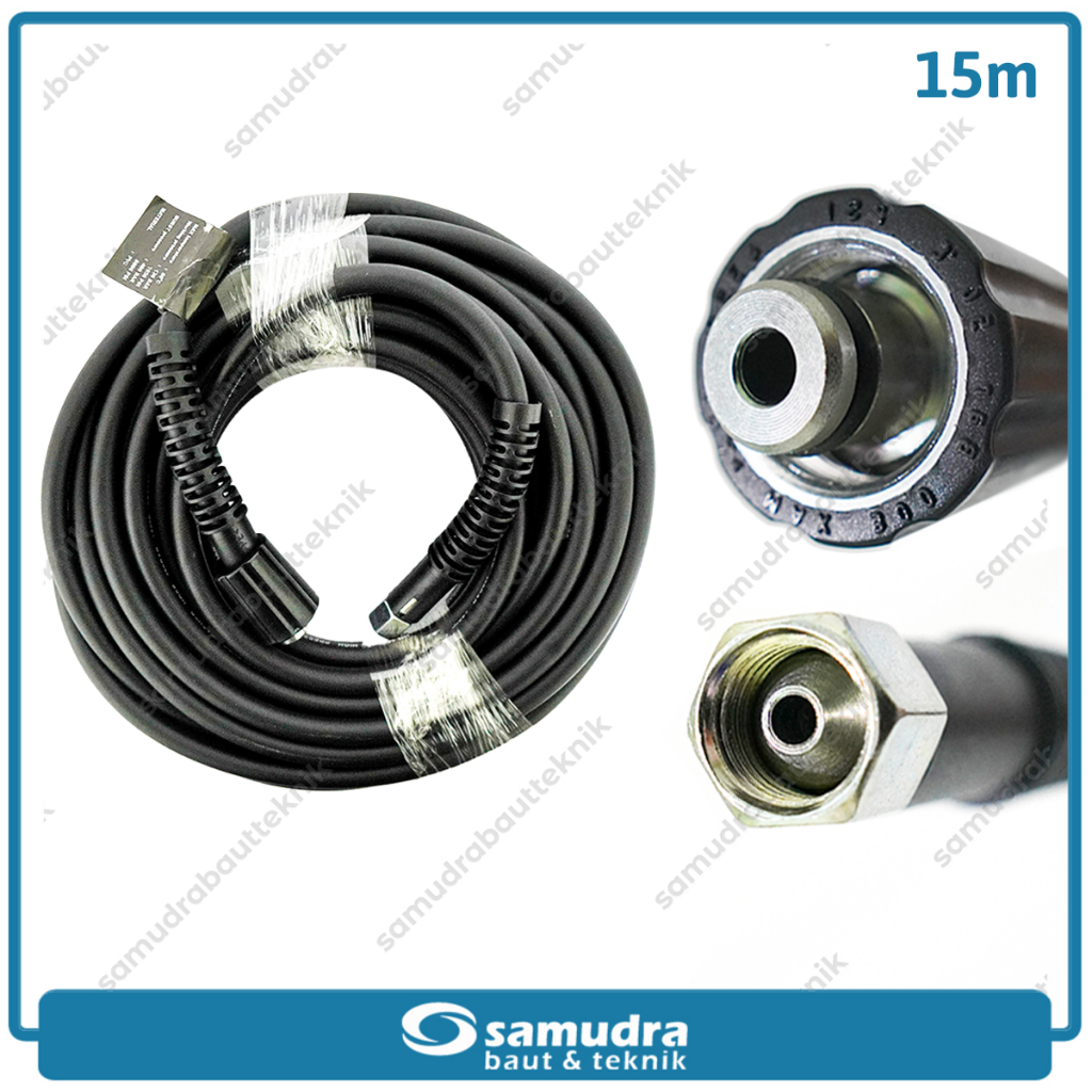 MOLLAR Selang Jet Cleaner 15 Meter Steam Mobil Motor High Pressure