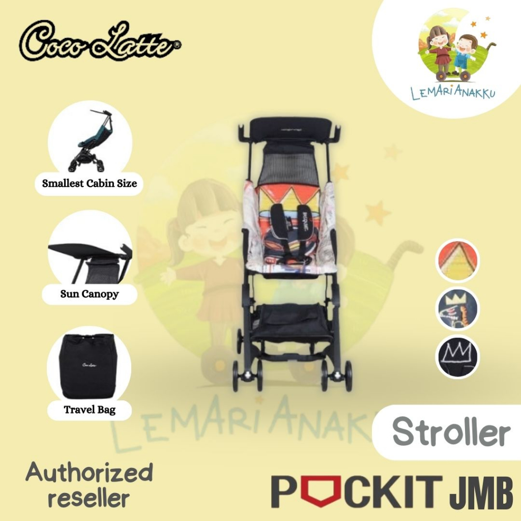 Stroller Kereta Dorong Bayi Cocolatte Pockit JMB Cabin Size JunDW