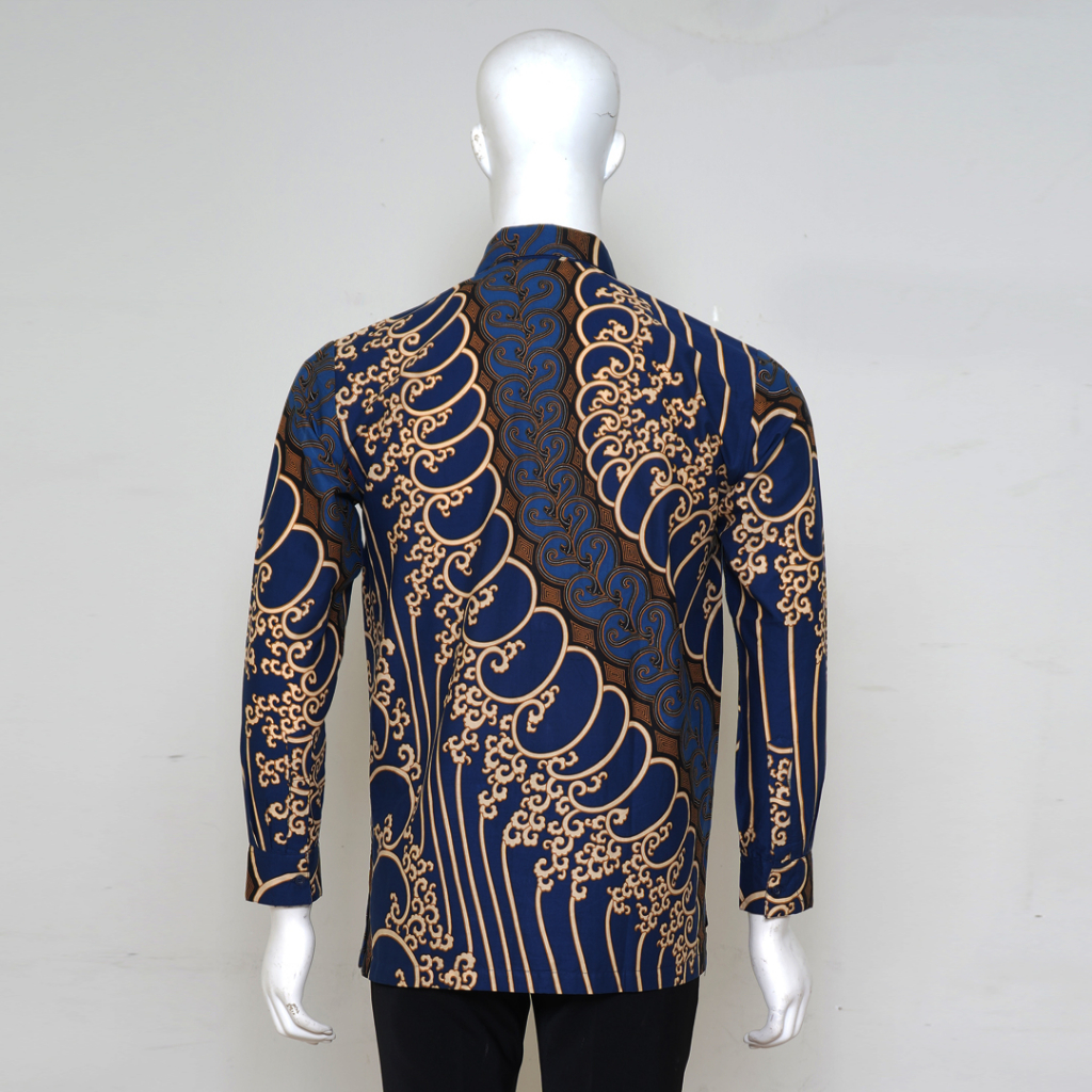 DANAR HADI - Kemeja Batik PA Par Naruto - PRNRT.78.0823 - Navy