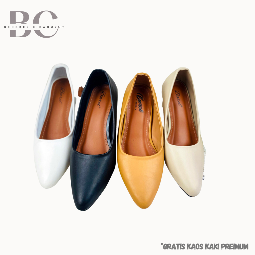 Bengkel Cibaduyut X Viola Sepatu Mules Kulit sepatu heels Wanita sepatu pesta wanita sepatu kerja wa