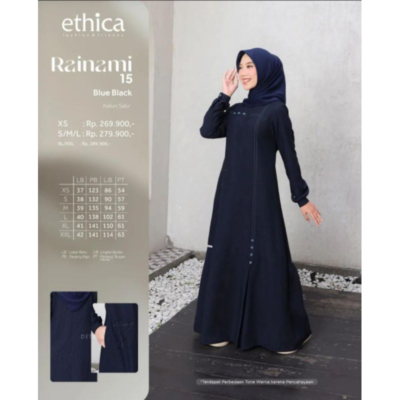 CODGAMIS ETHICA RAINAMI 15/BUSANA MUSLIMAH BRANDED/GAMIS MURAH