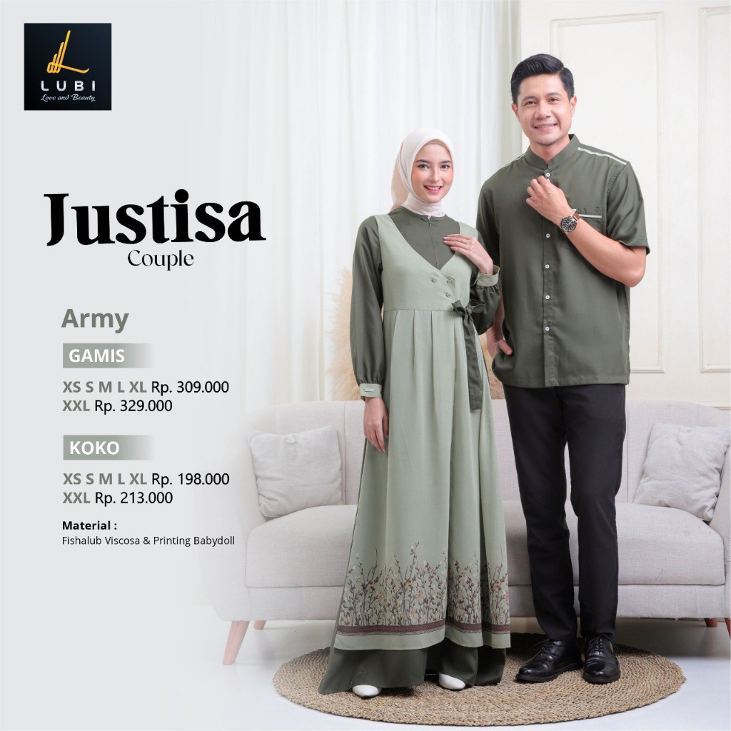 Baju Couple Pasangan Suami Istri Modern Kekinian 2023 Baju Gamis Lamaran Terbaru By Lubi Cauple Just