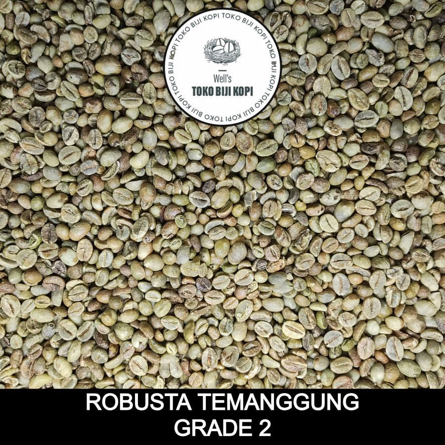 

GREEN BEAN / KOPI MENTAH ROBUSTA TEMANGGUNG GRADE 2 - 1 KG